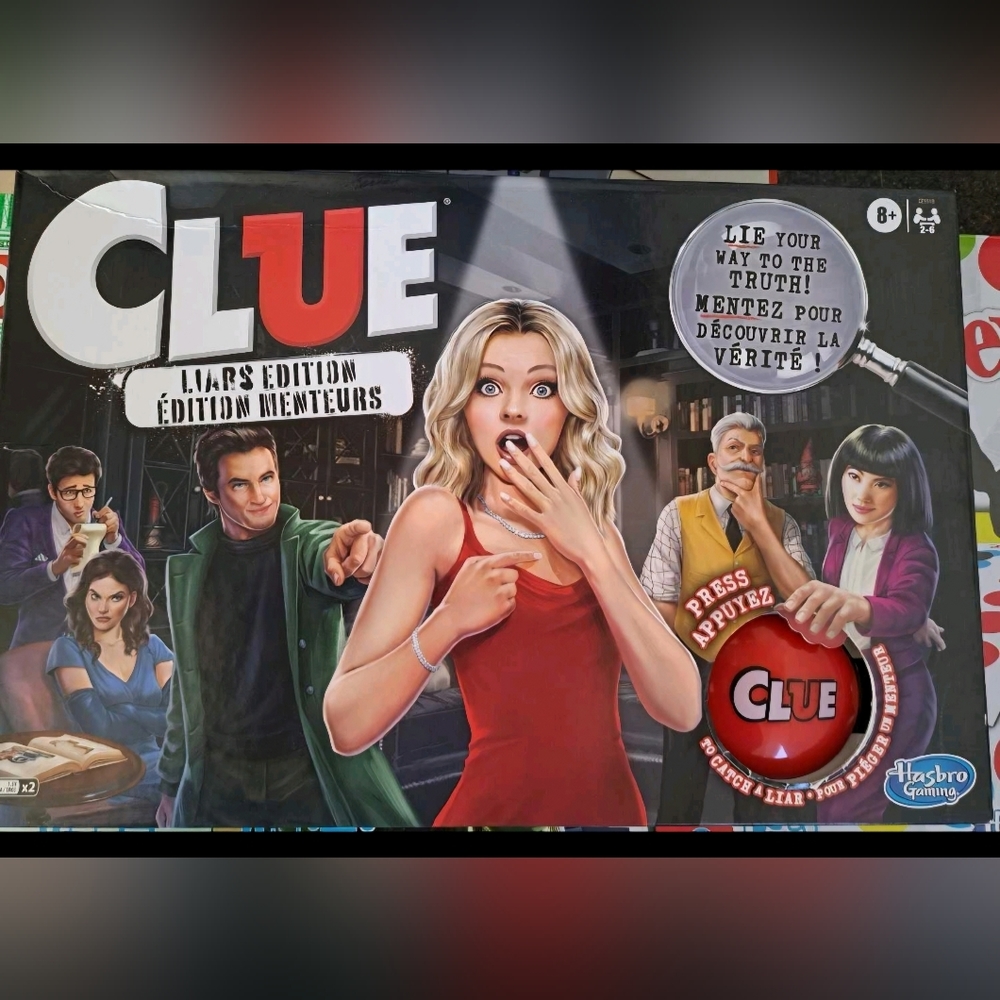 Brand New Clue Liars Edition Board Game